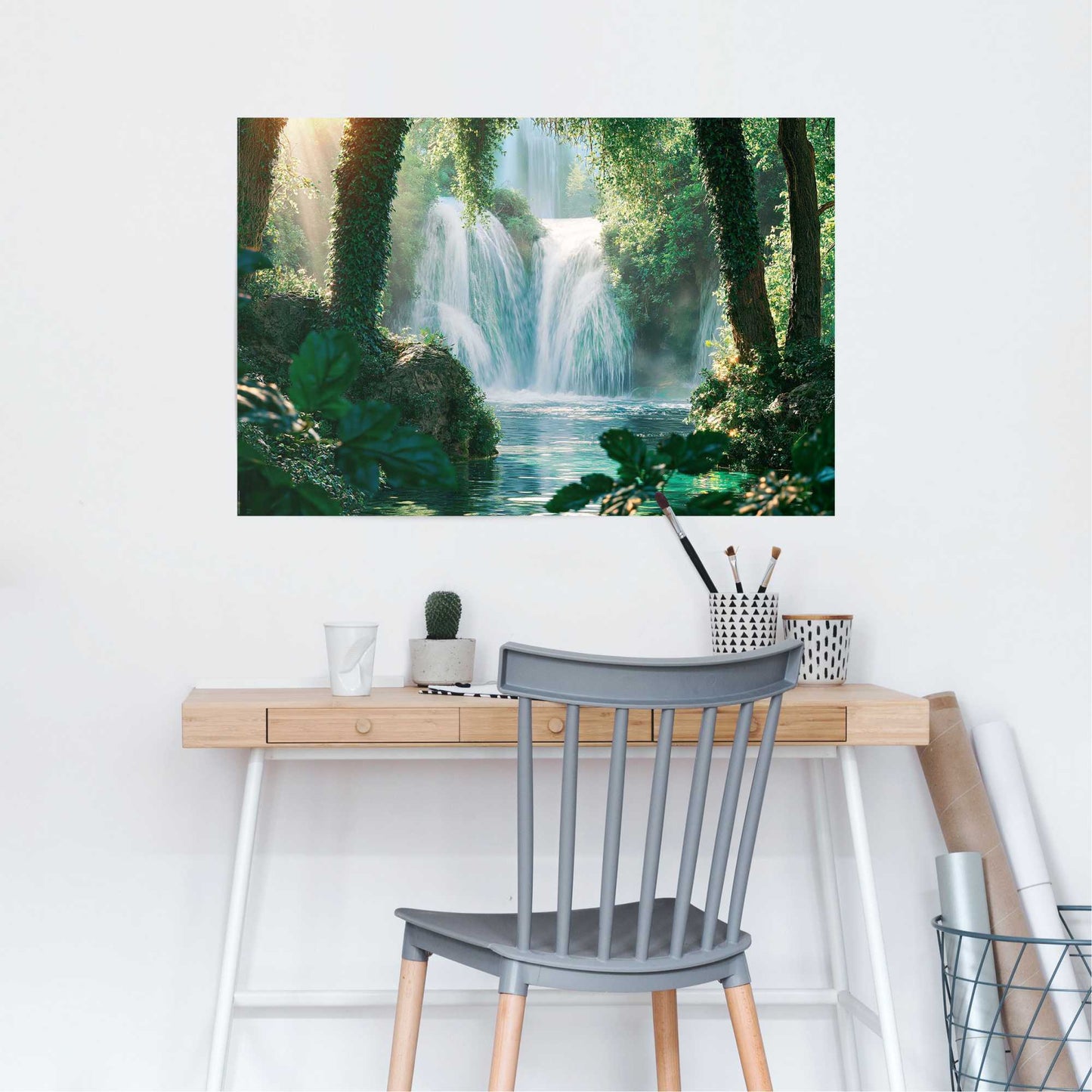 Poster Verborgen Waterval 61x91,5