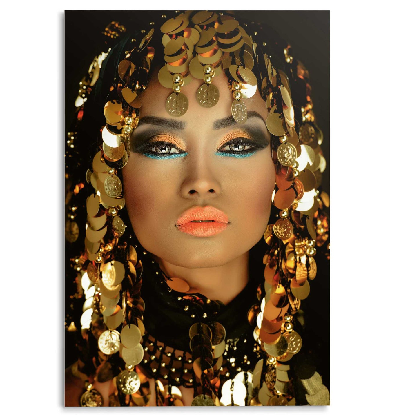 Glasschilderij Arabische Prinses 116x78