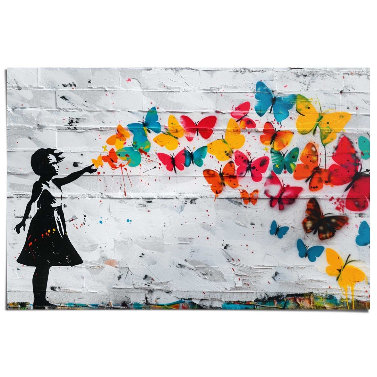 Poster Butterfly Girl 61x91,5 - Reinders