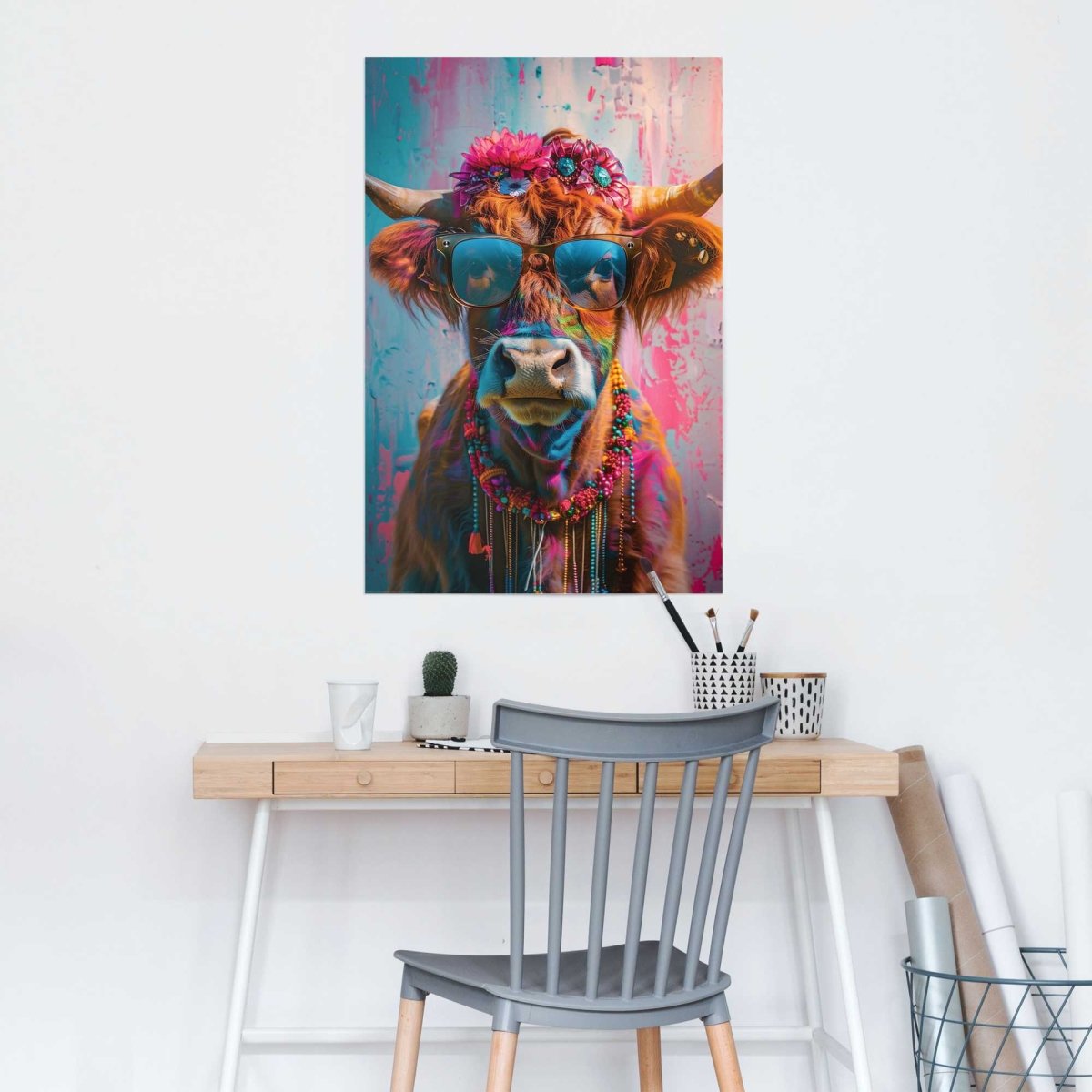 Poster Festival Cow 91,5x61 - Reinders