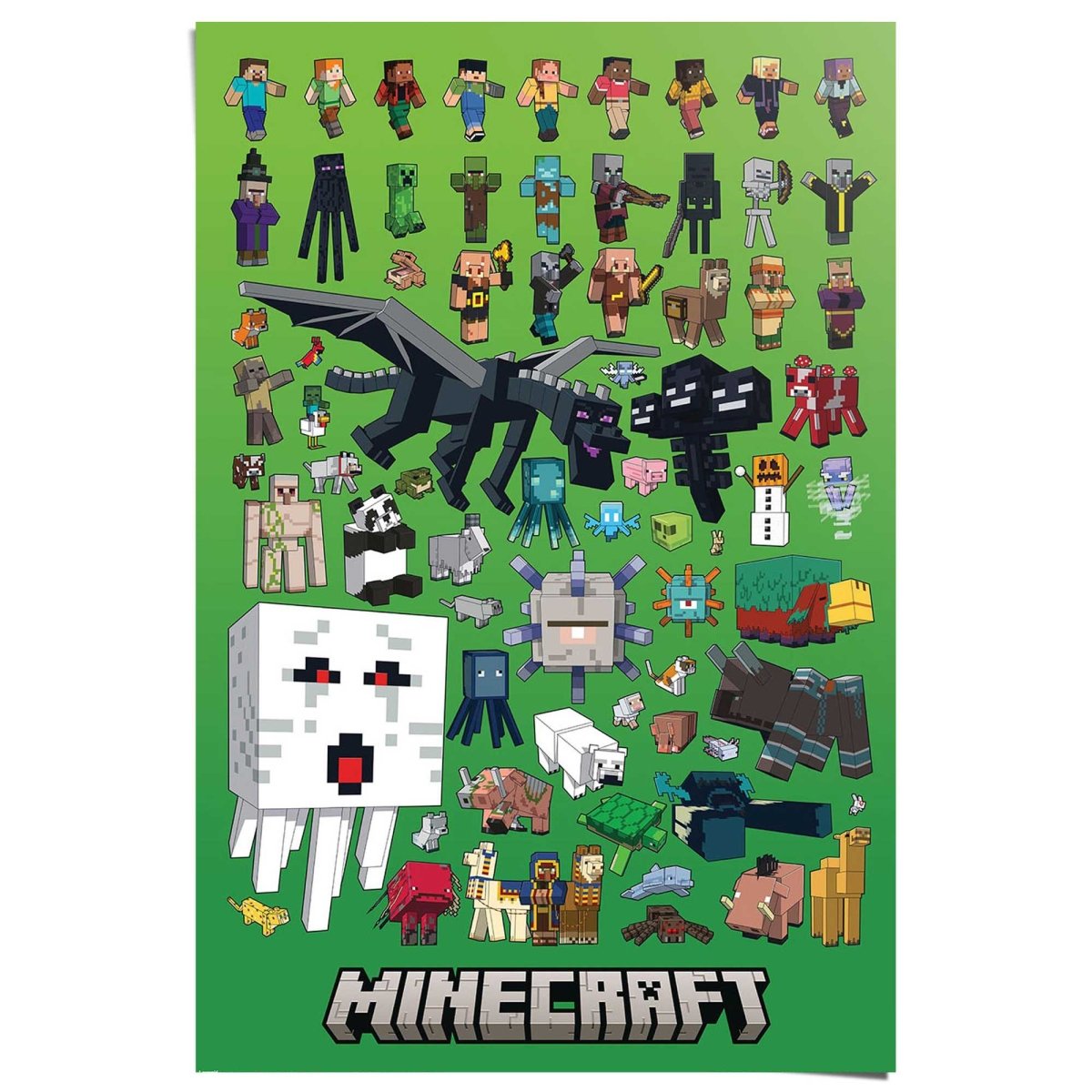 Poster Minecraft - character montage 91,5x61 - Reinders
