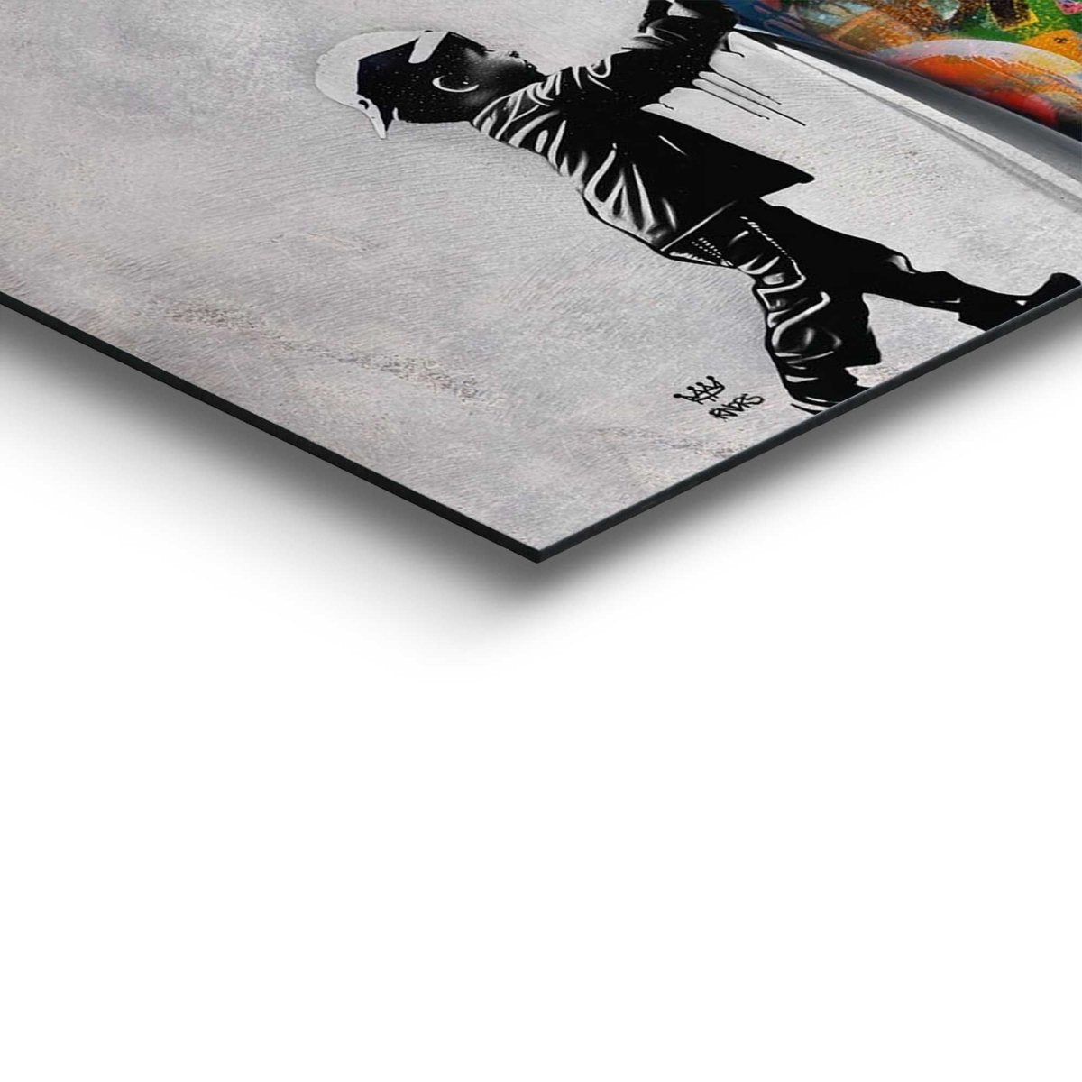 Schilderij Graffiti follow your dreams 30x90 - Reinders