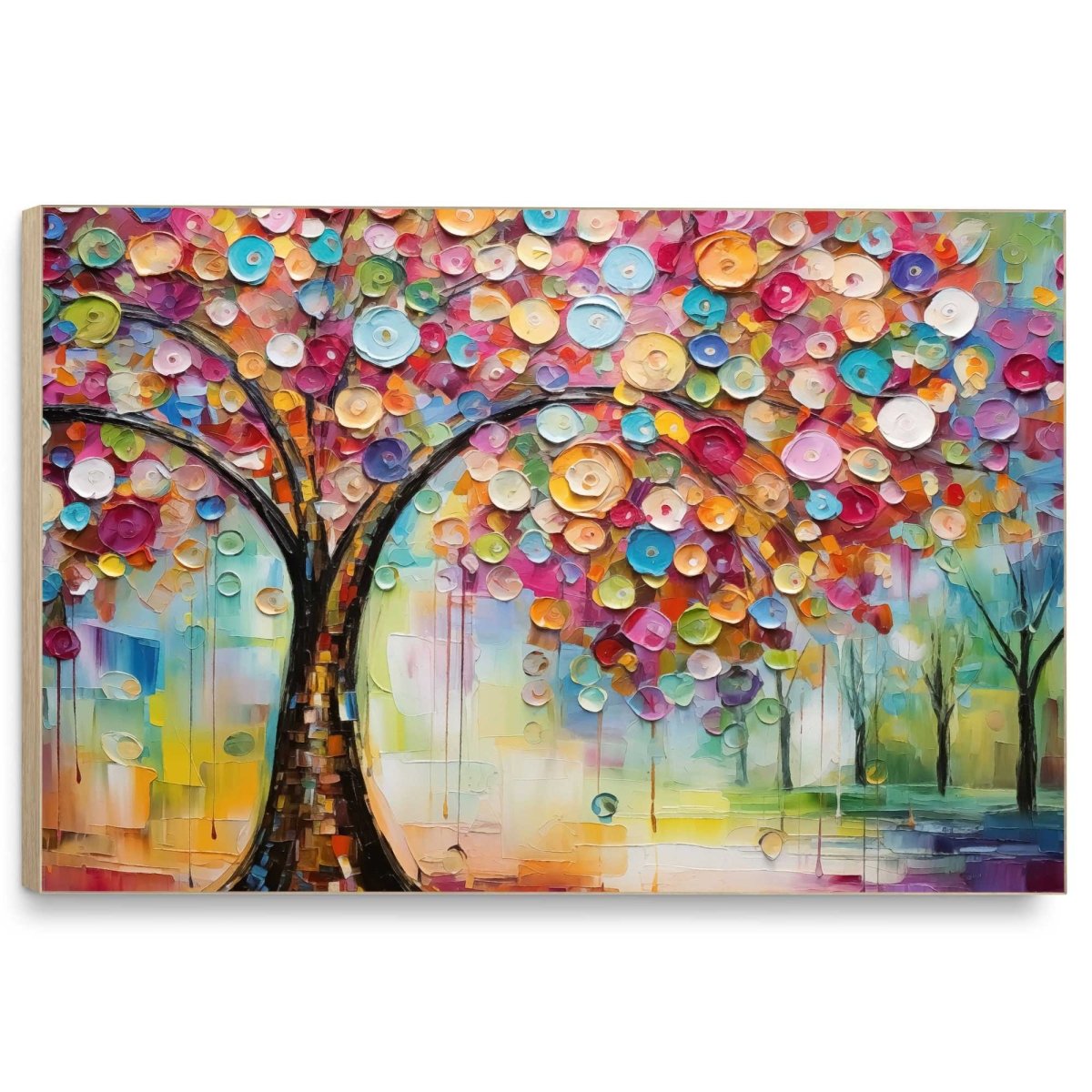 Schilderij Life Tree - colourful 100x140 - Reinders