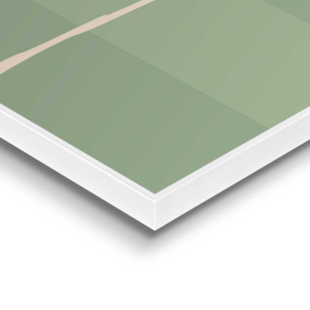 Schilderij Naar binnen gewaggeld - rood 40x30 - Slim Frame - Reinders
