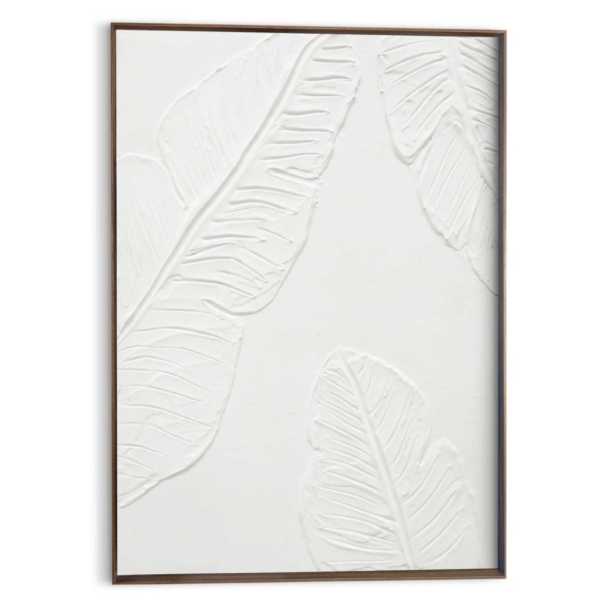 Schilderij Relief Art Tropische bladeren 70x50 - Reinders
