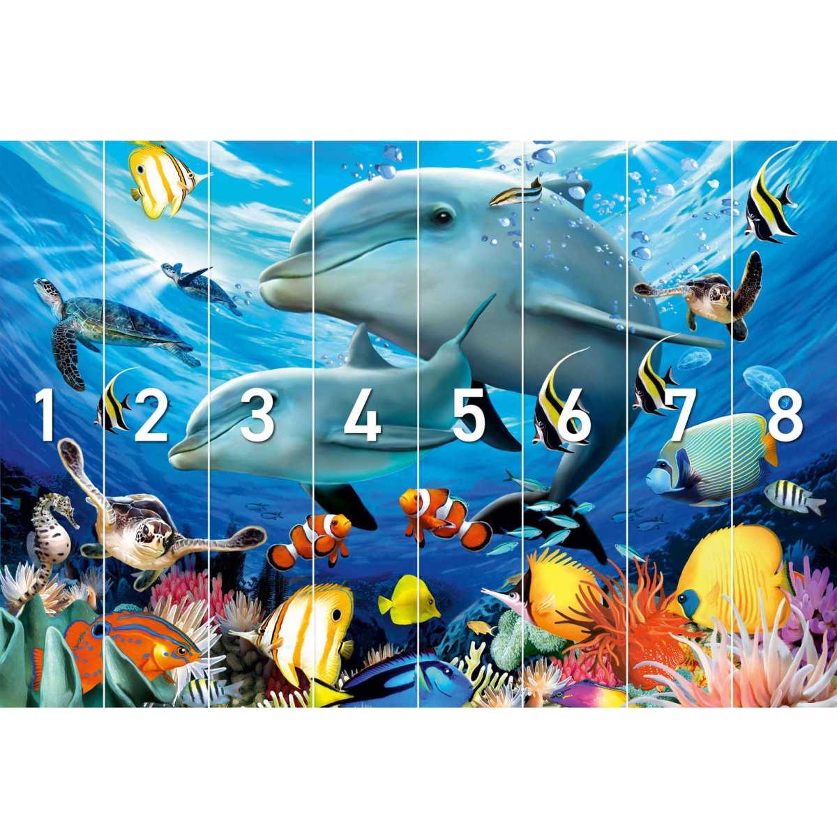 Fotobehang Diep in de zee 260x384 - Reinders