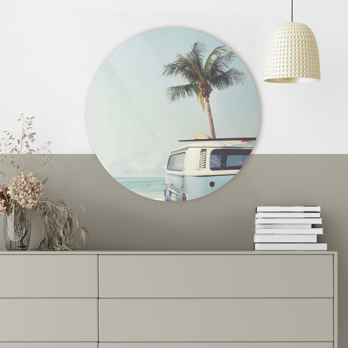 Glasschilderij Summer Vibe 50 Rond - Reinders