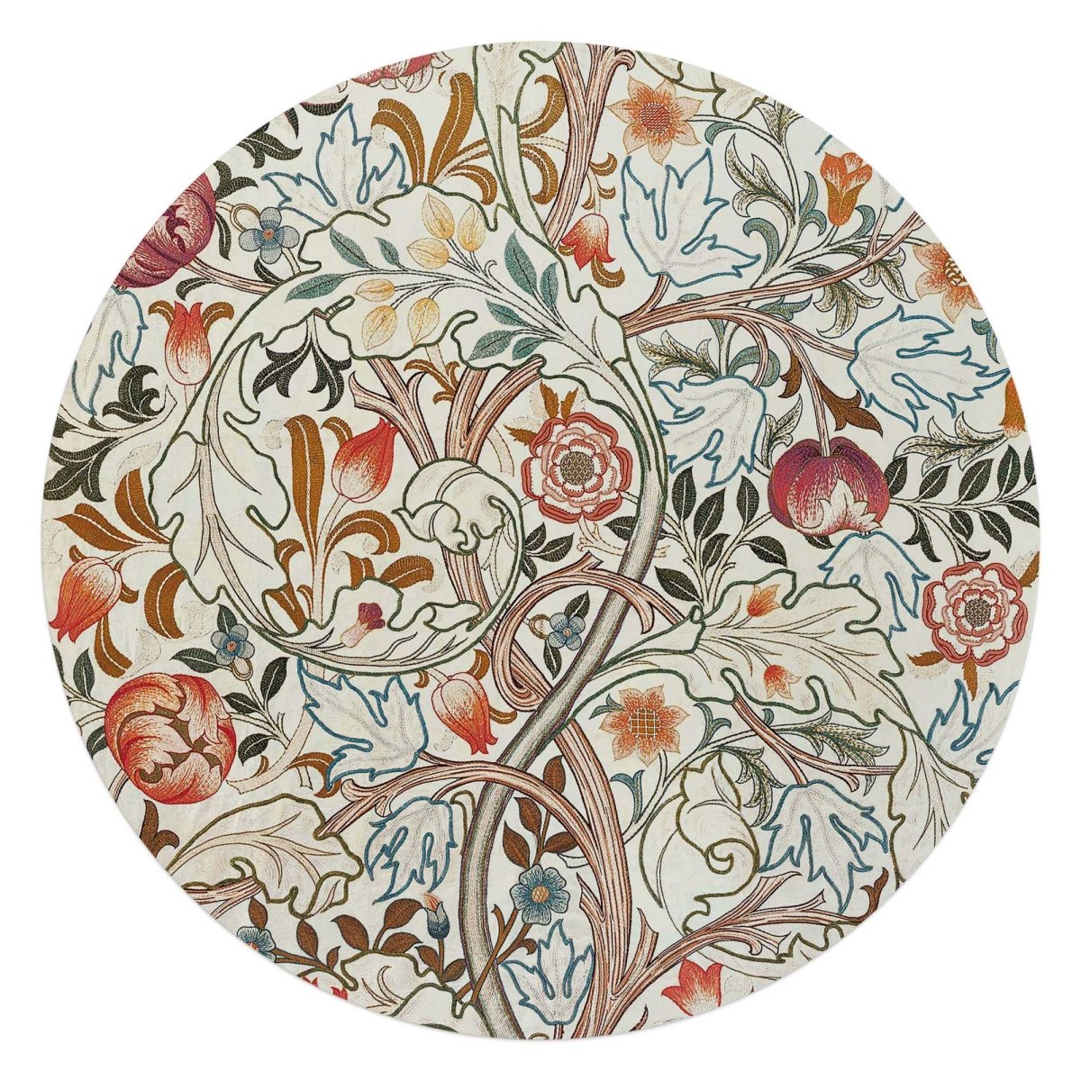 Glasschilderij William Morris 70 Rond - Reinders