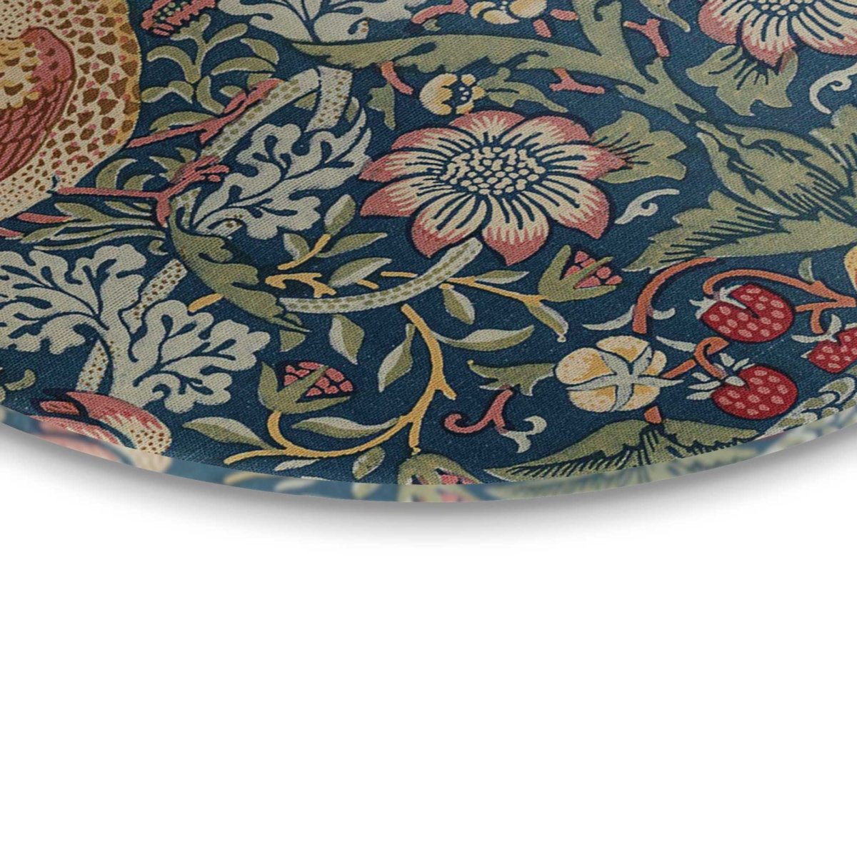 Glasschilderij William Morris - aardbeiendief 70 Rond - Reinders
