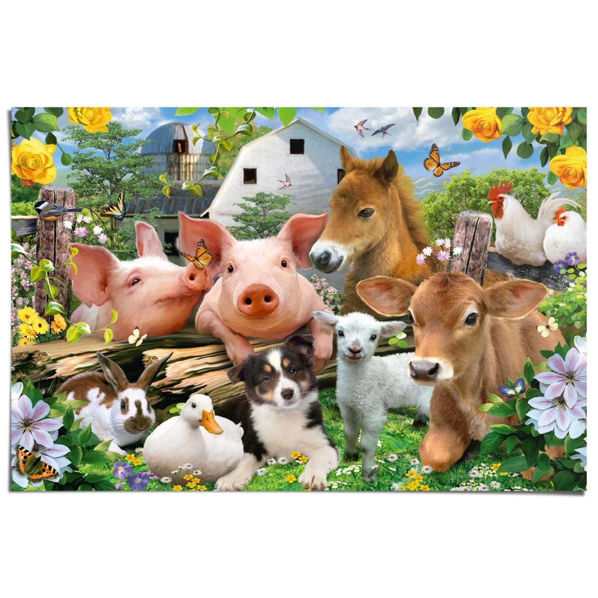 Echte Boerderijdieren Collage echte-boerderijdieren-collage