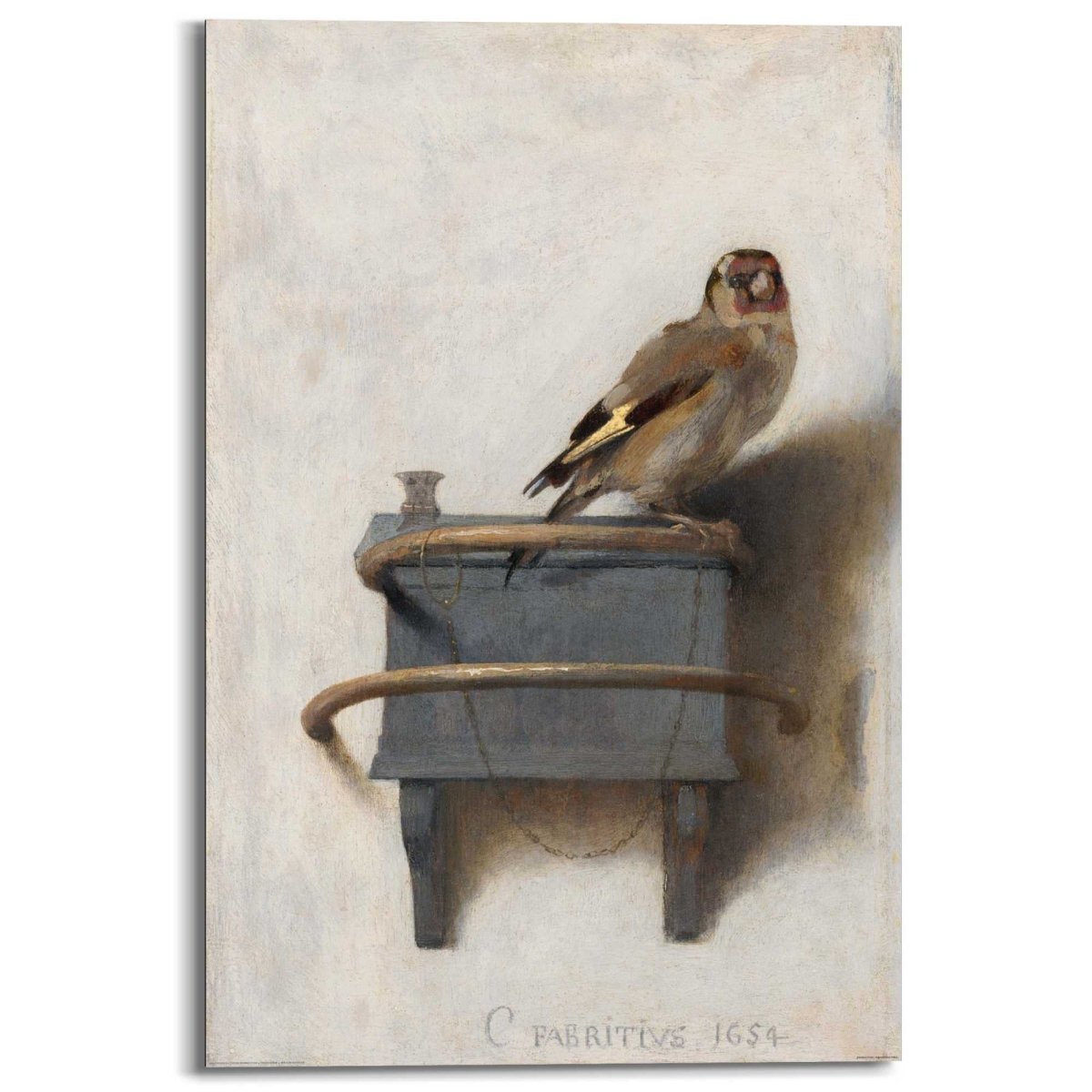 Schilderij Carel Fabritius Het puttertje 90x60 - Reinders