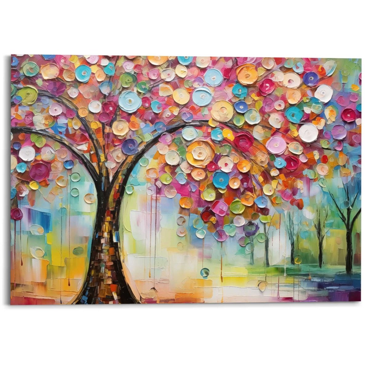 Schilderij Life Tree - colourful 100x140 - Reinders