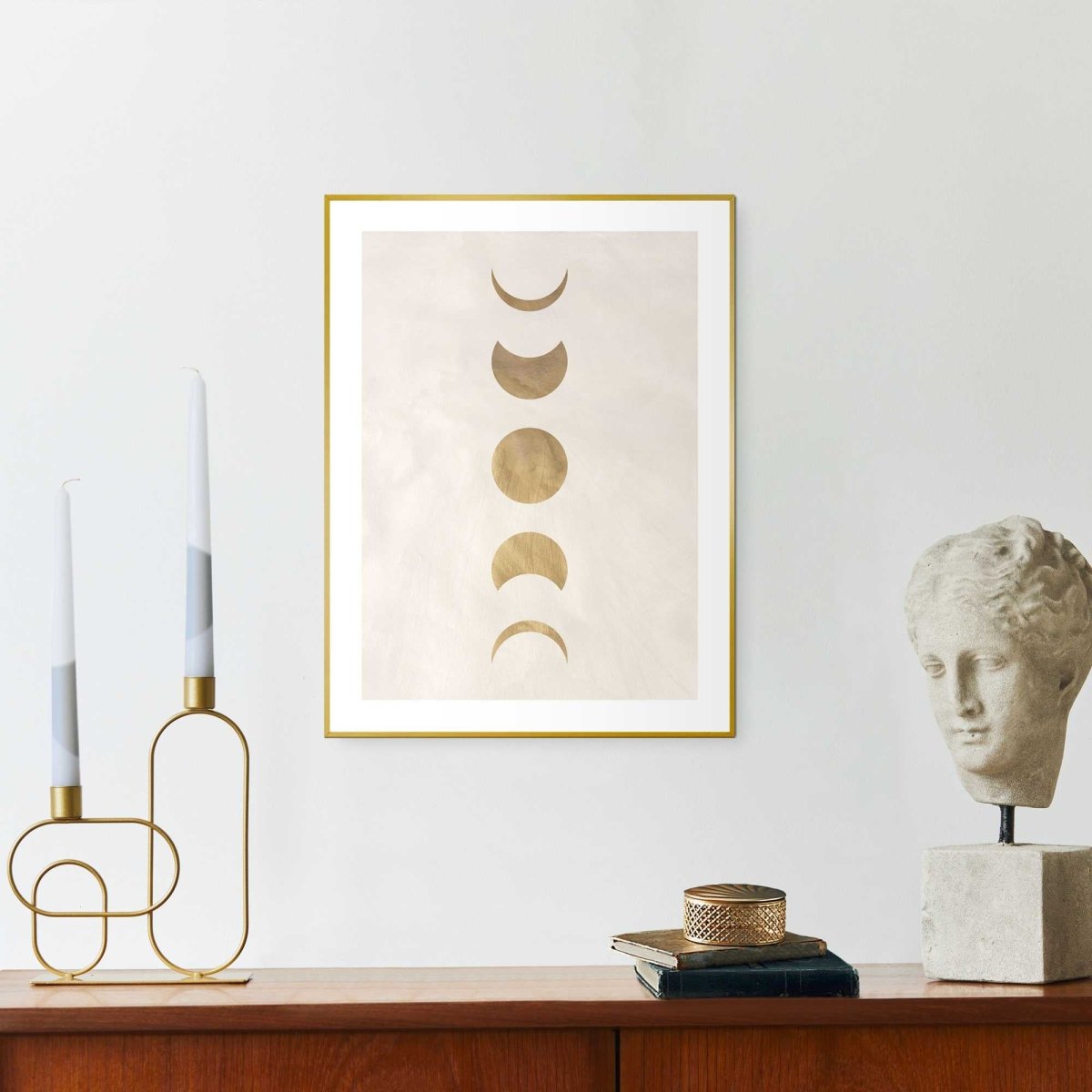 Schilderij Moonphases 40x30 - Reinders