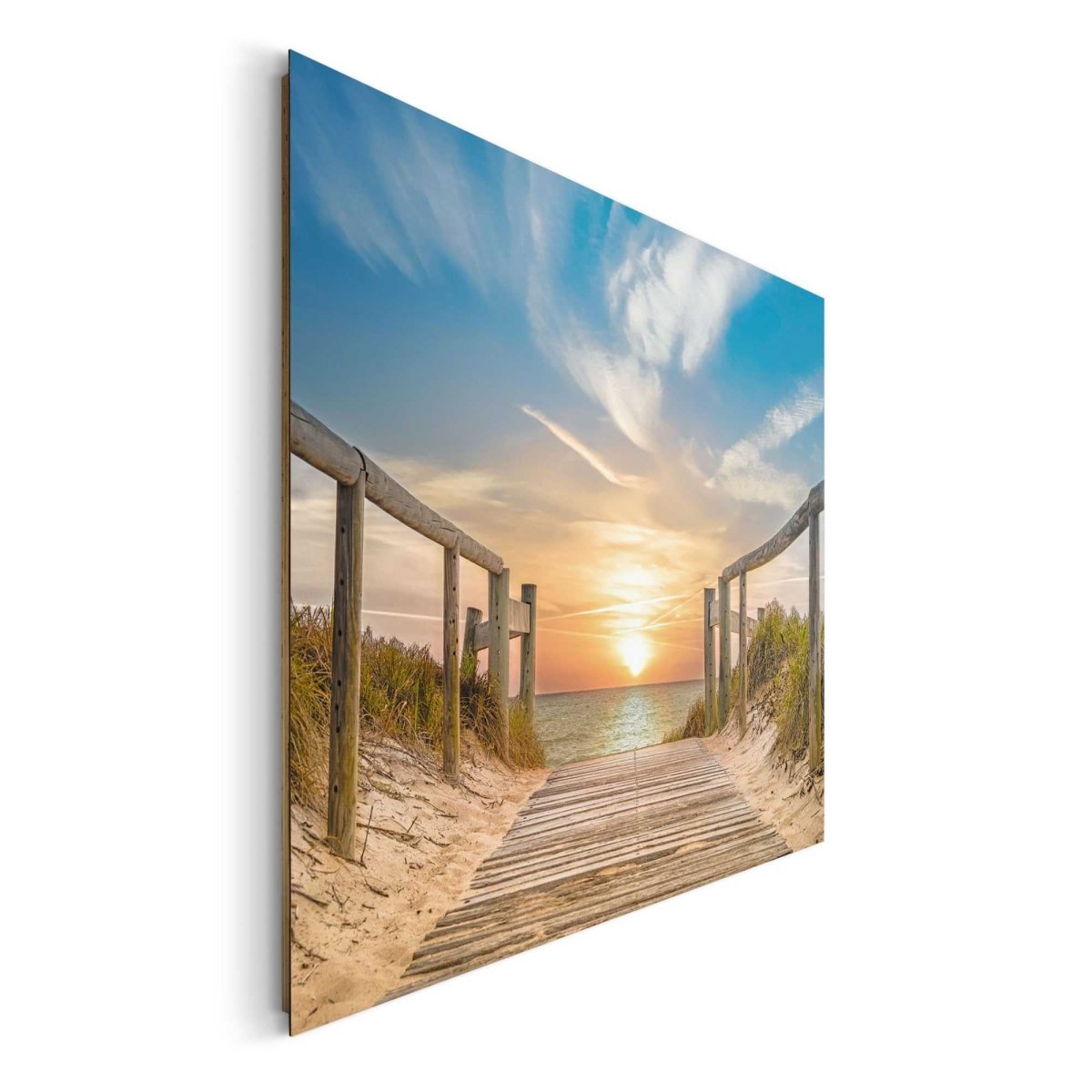 Schilderij Zonsondergang aan het Strand 100x140 - Reinders