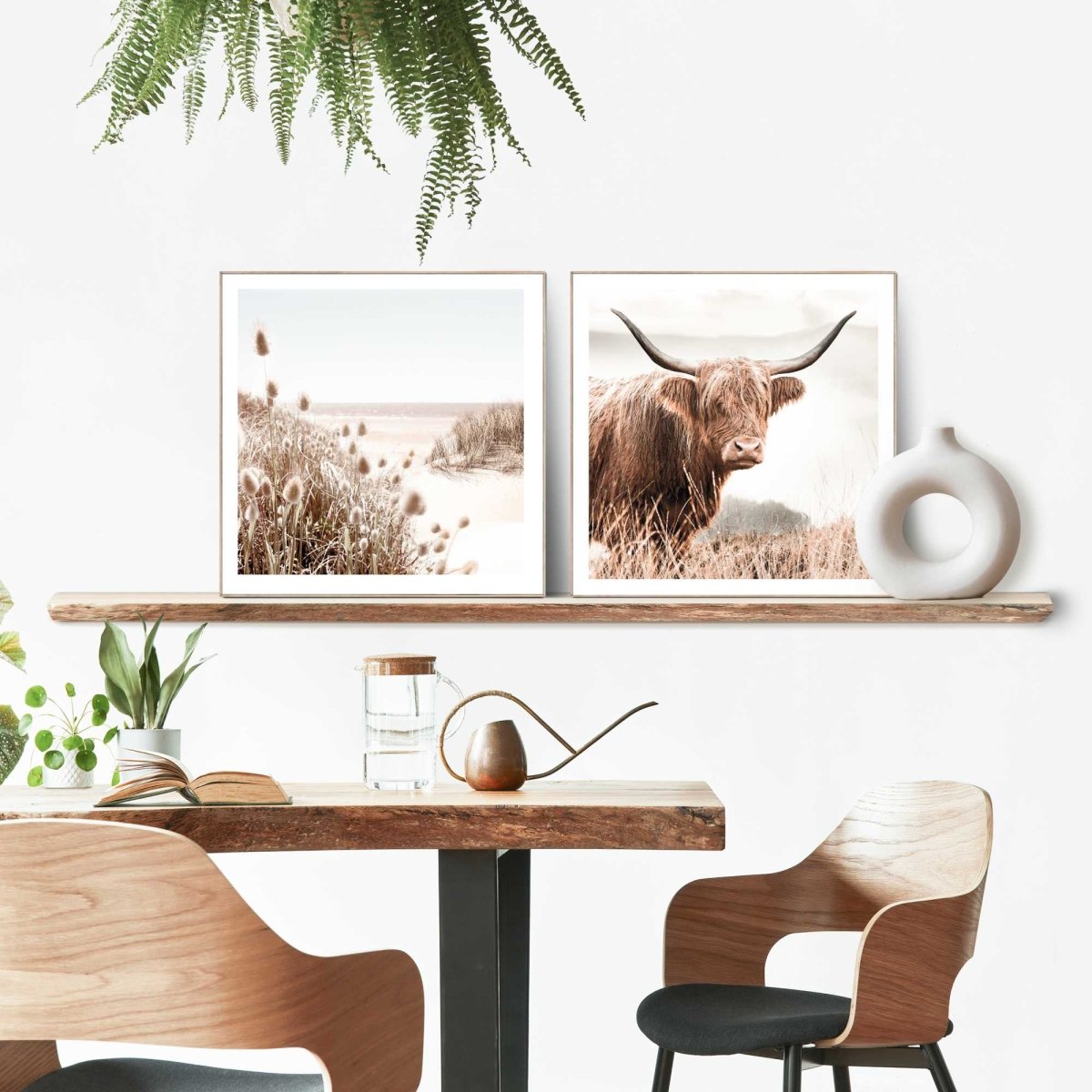 Schilderijen set Buitenleven 50x50 - Reinders