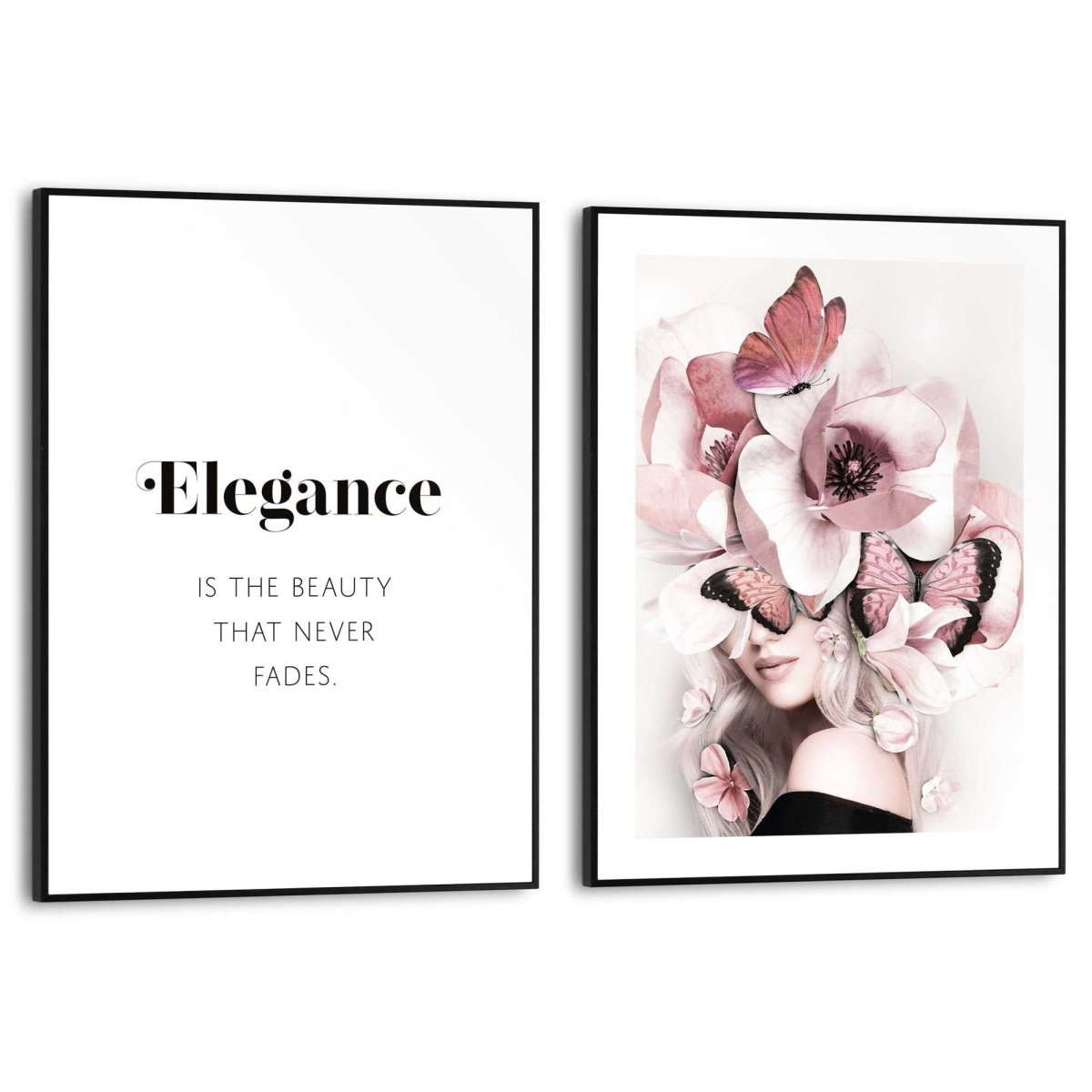 Schilderijen set Flower Elegance - Reinders