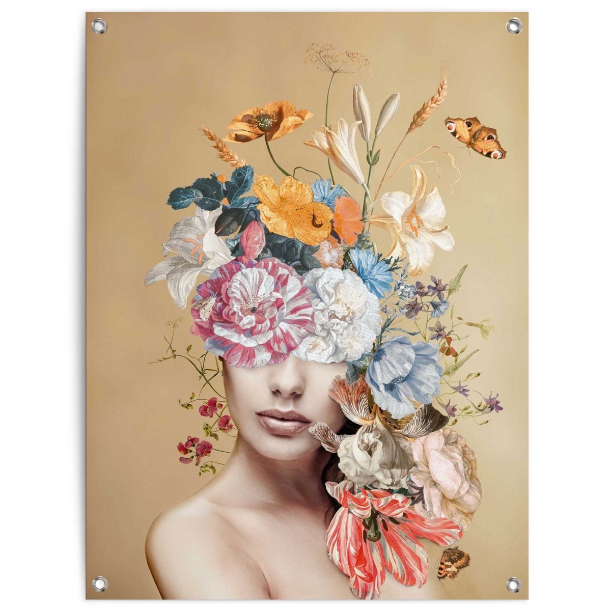 Tuinposter Bloemrijk 80x60 - Reinders