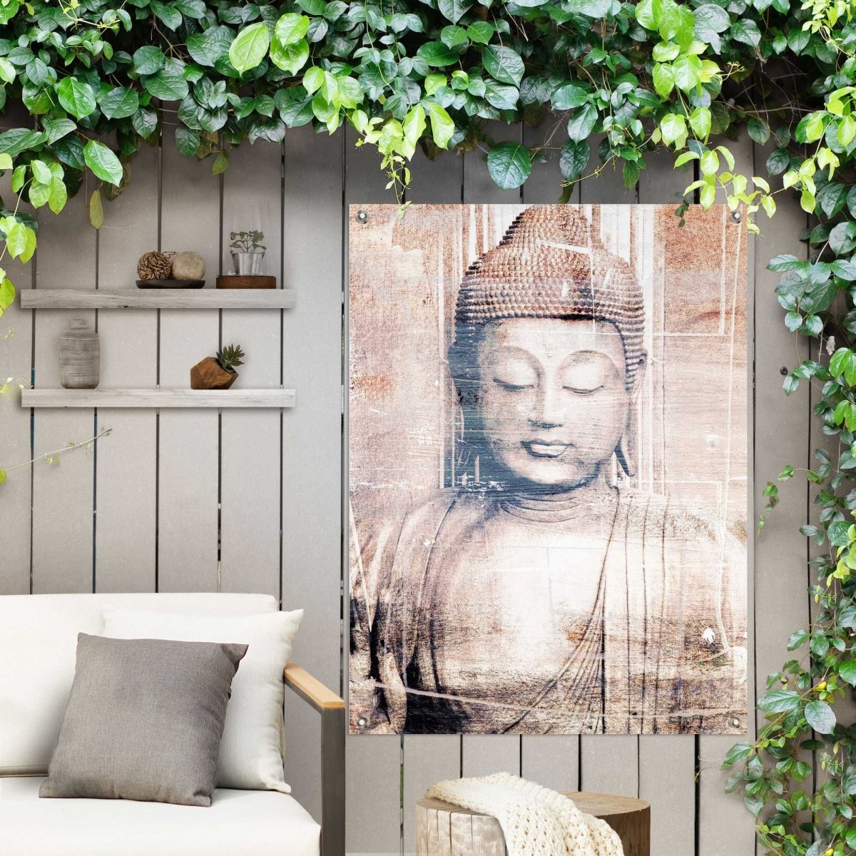 Tuinposter Boeddha 80x60 - Reinders