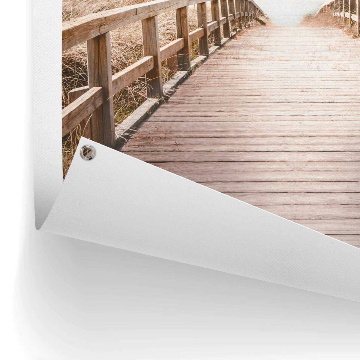 Tuinposter Brug naar het strand 80x60 - Reinders