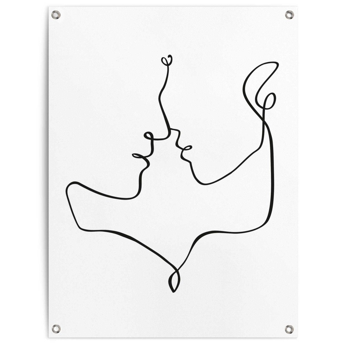 Tuinposter Gezichten 80x60 - Reinders