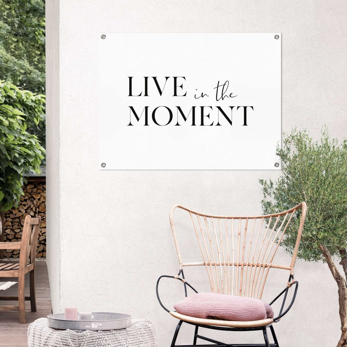 Tuinposter Live in the Moment 60x80 - Reinders