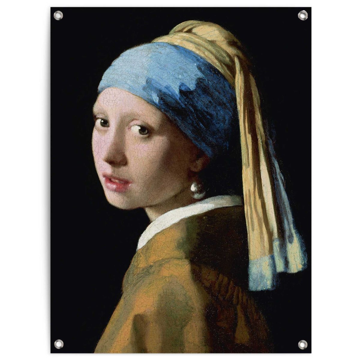 Tuinposter Vermeer Meisje met de parel 80x60 - Reinders