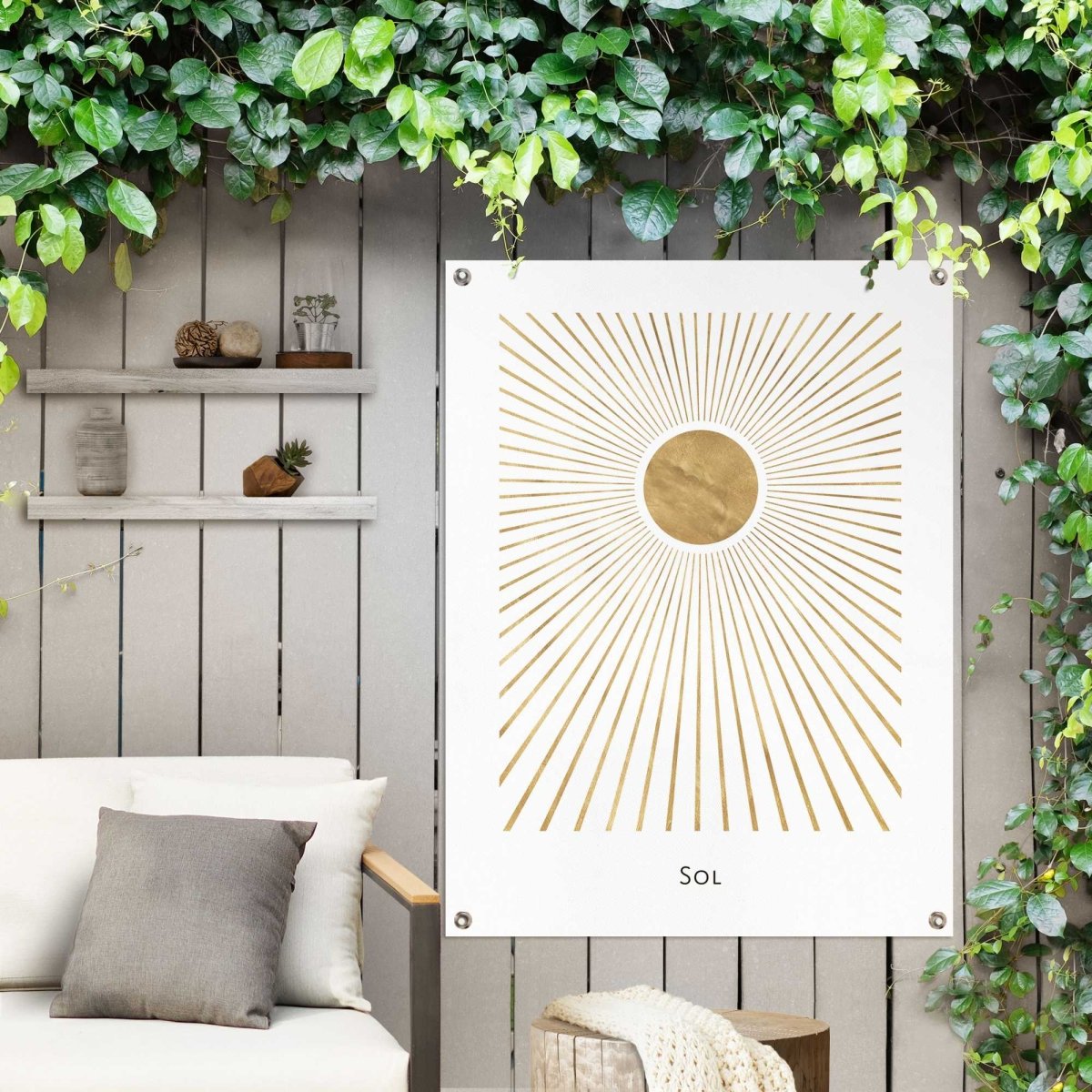 Tuinposter Zon 80x60 - Reinders