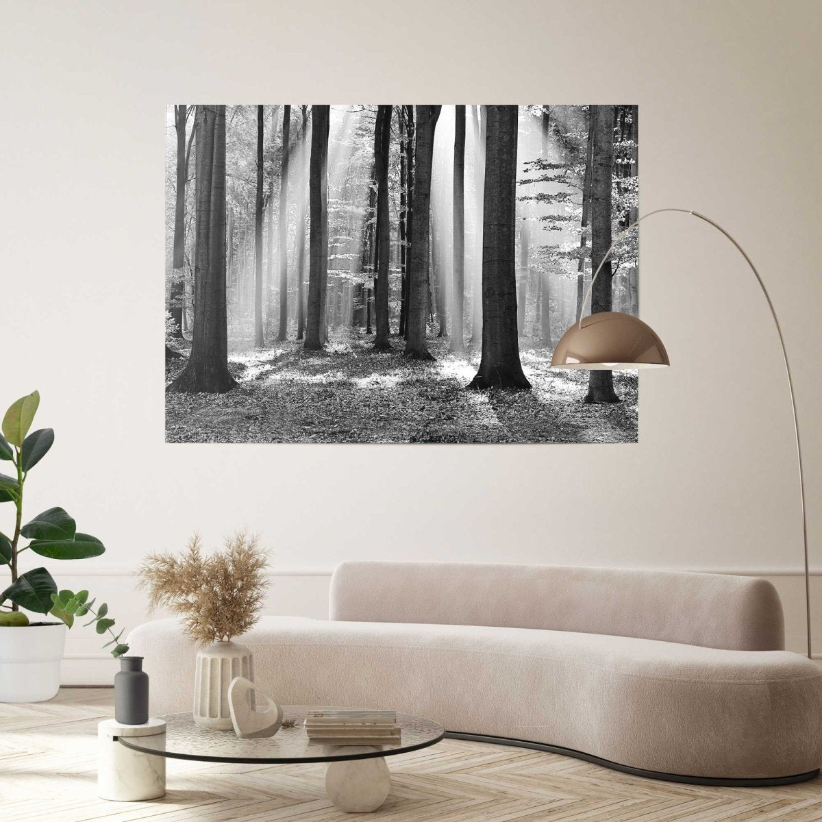 XXL Poster Zonlicht in loofbos 100x140 - Reinders