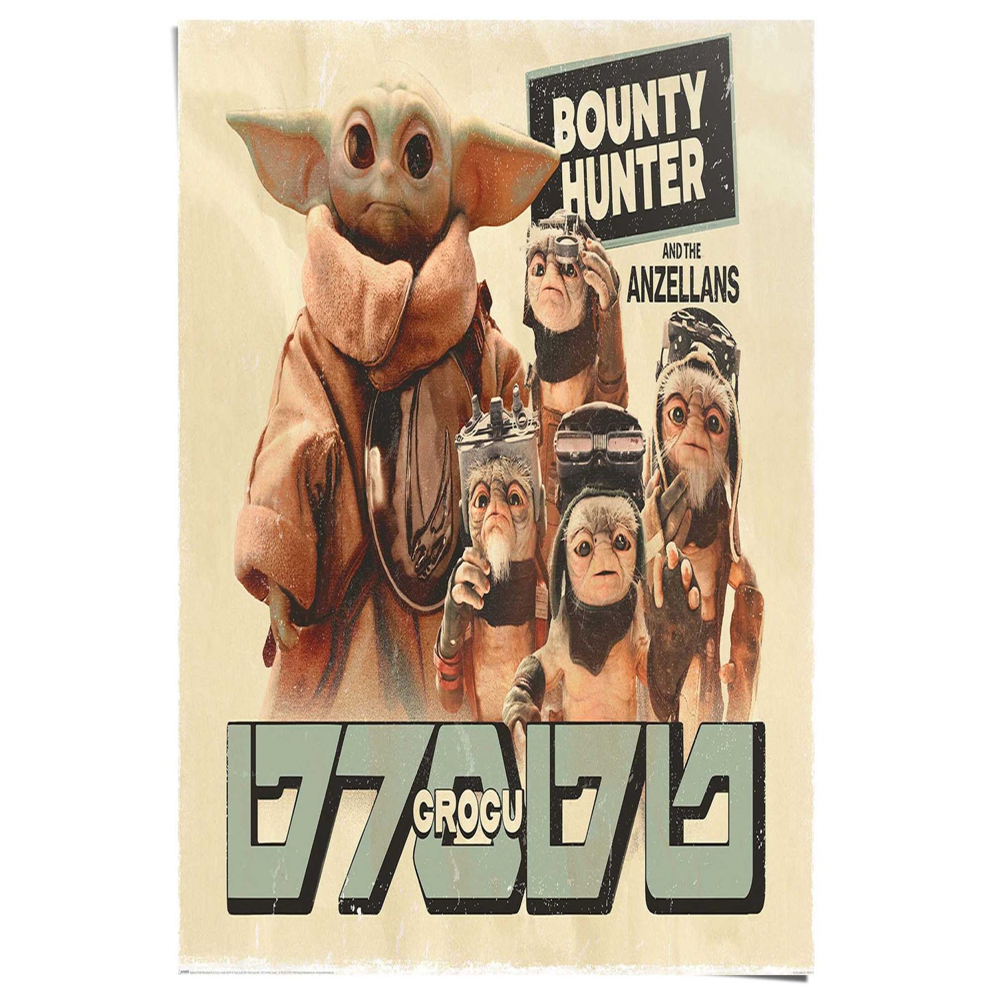 Poster The Mandalorian and Grogu - Bounty Hunter 91,5x61