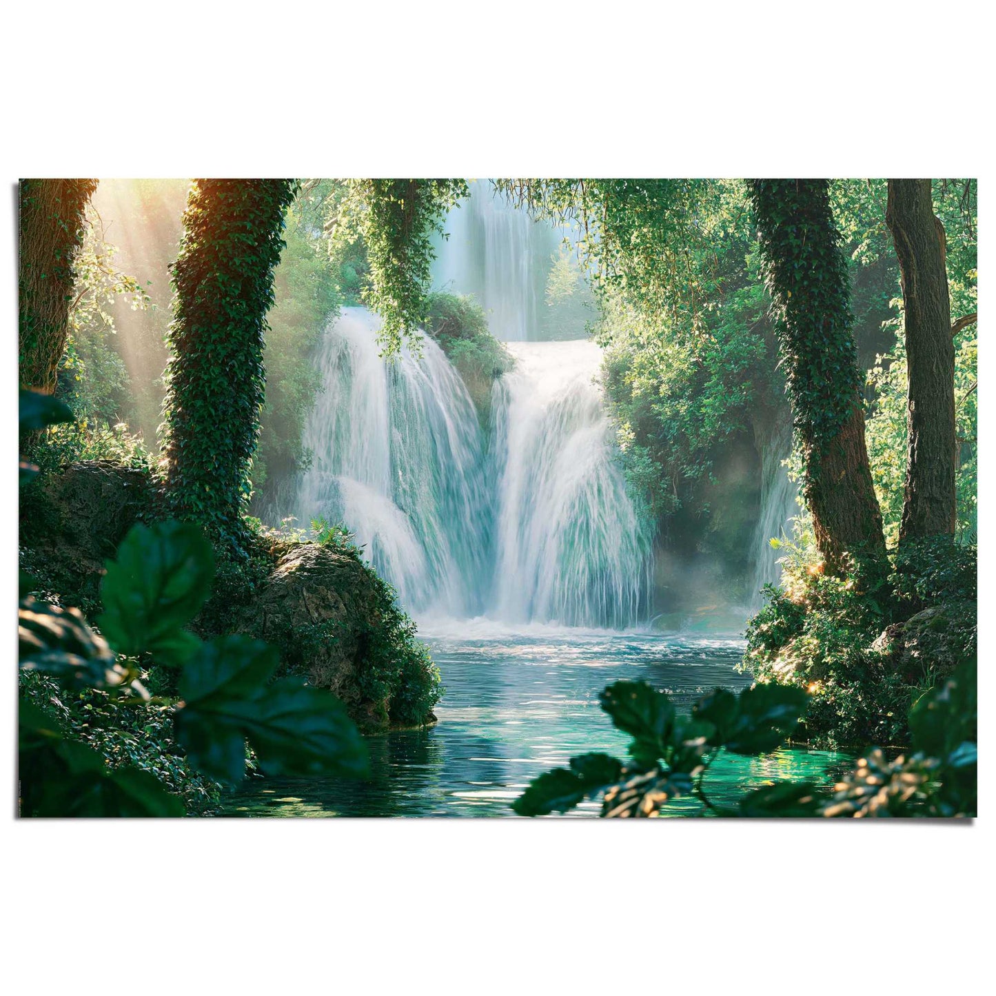 Poster Verborgen Waterval 61x91,5