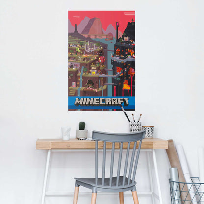 Poster Minecraft World 91,5x61