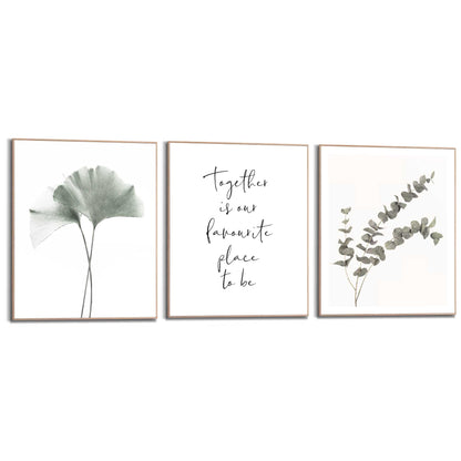 Schilderijen set Together is our favourite