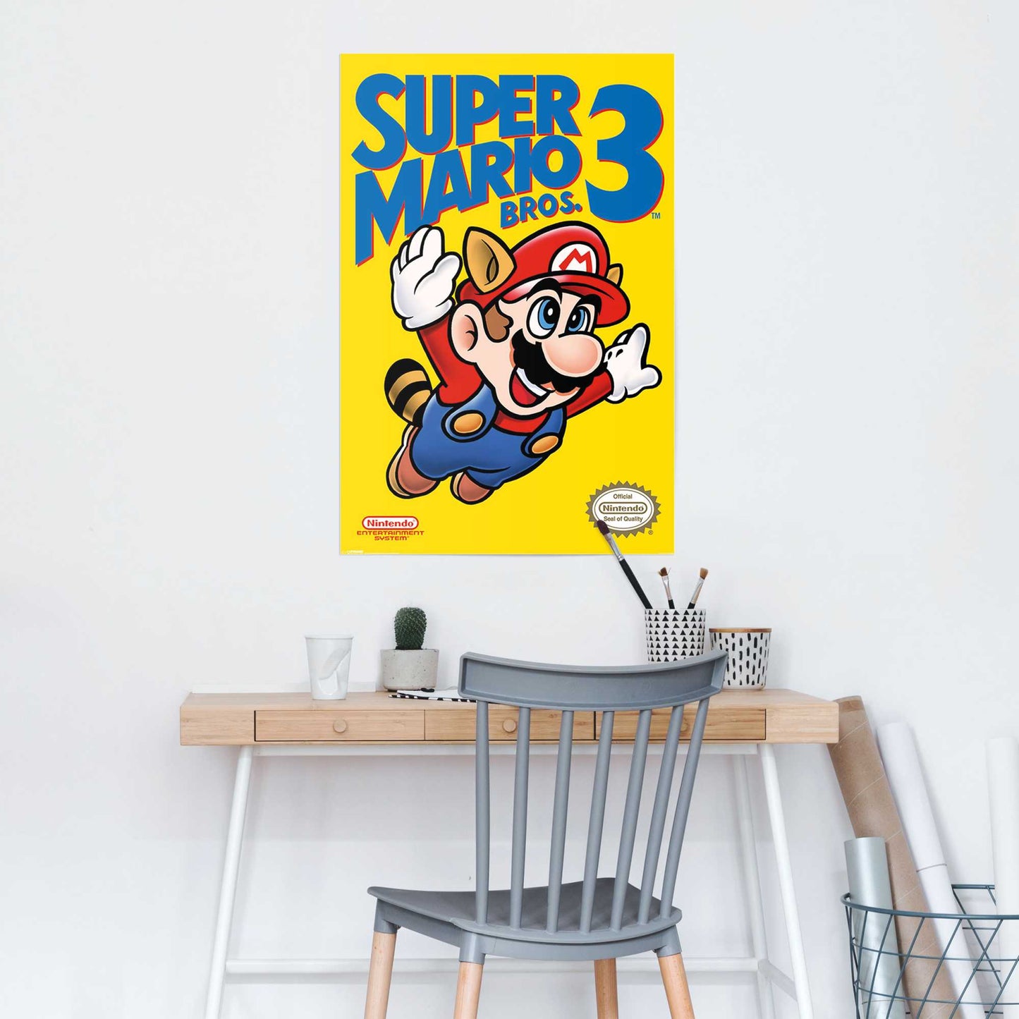 Poster Super Mario Bros 3 - NES cover 91,5x61
