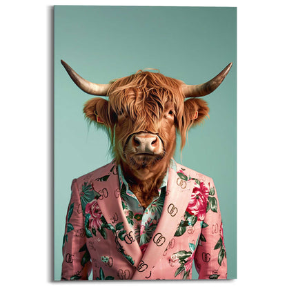 Schilderij Dressed Highlander 90x60