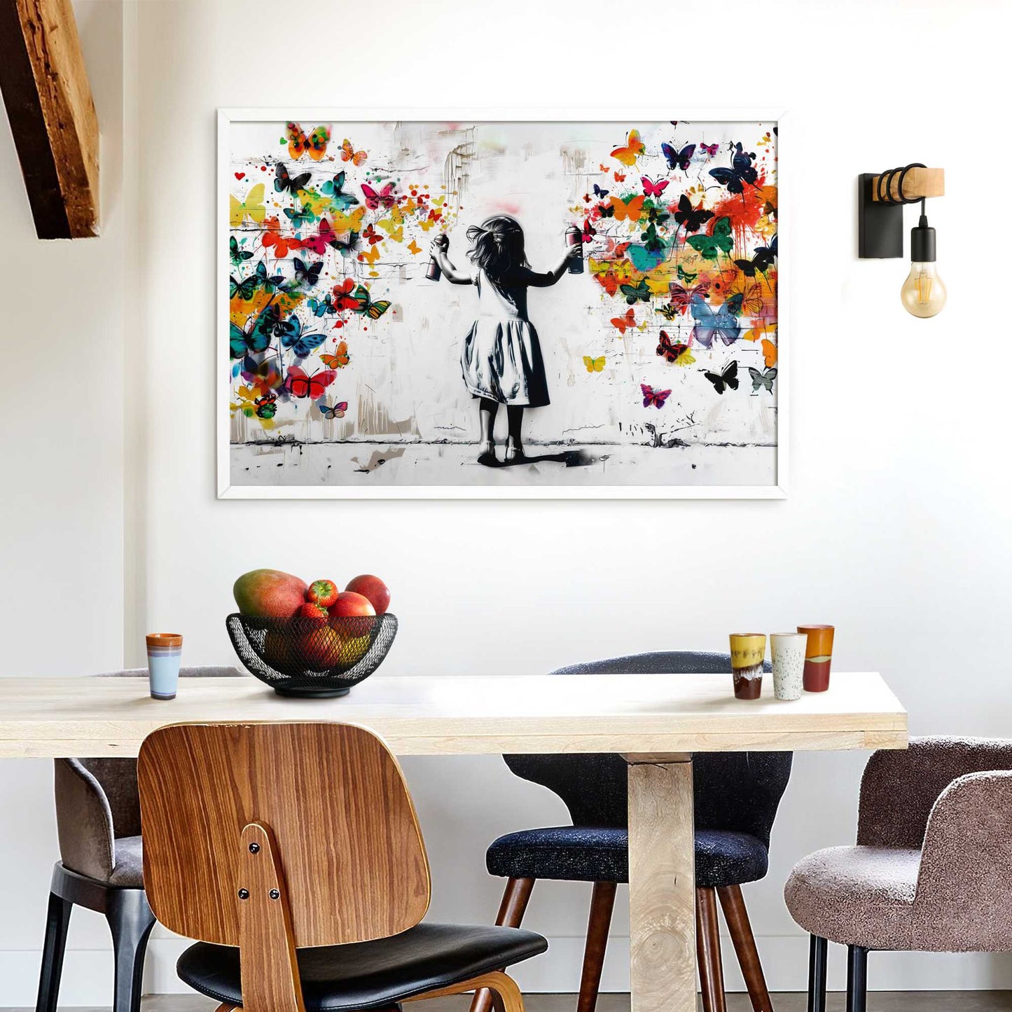 Wissellijst Poster 61x91,5 of 50x70 Wit
