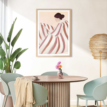 Wissellijst hout poster 50x70 beuken