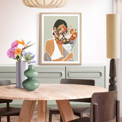 Wissellijst hout poster 40x50 beuken