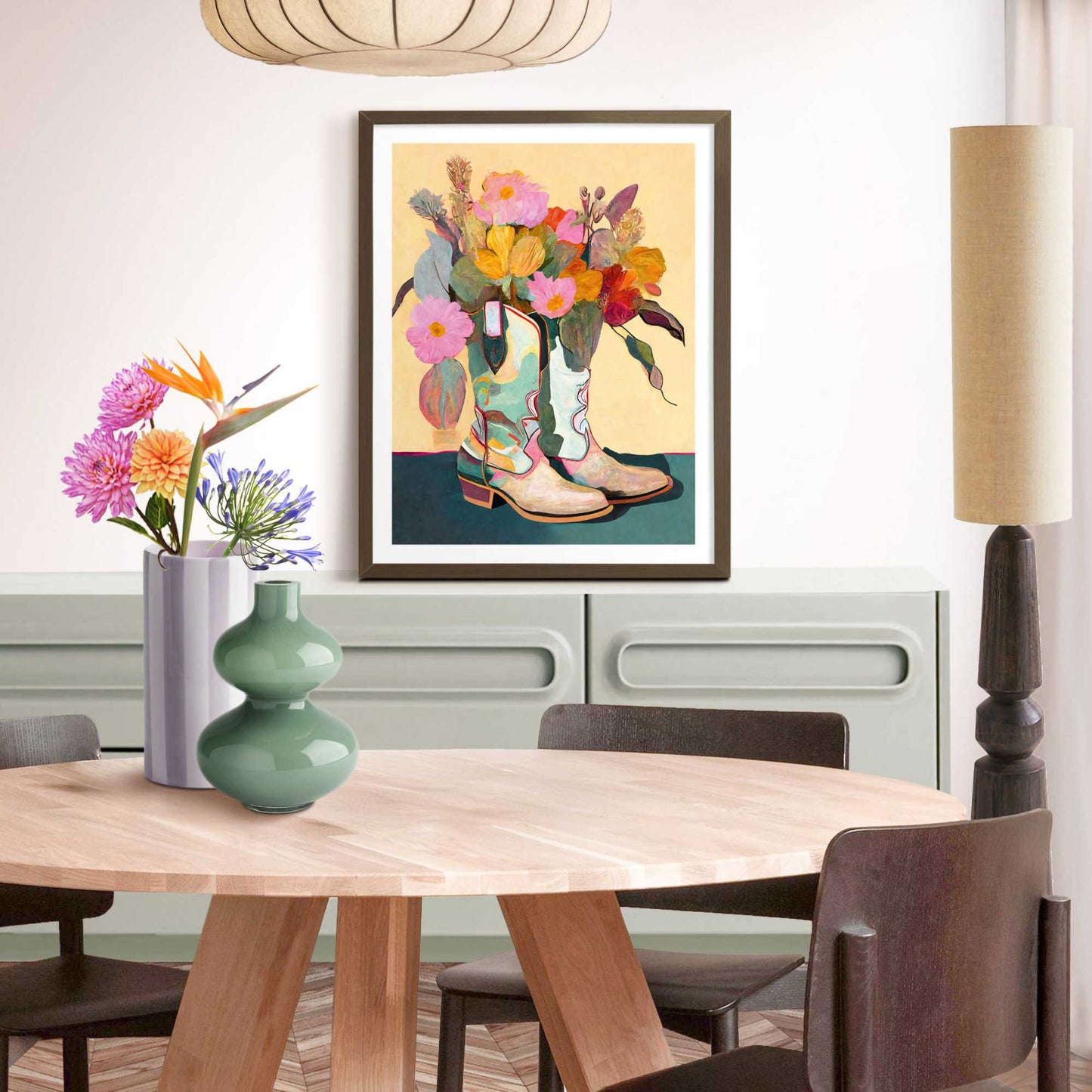 Wissellijst hout poster 40x50 walnoot