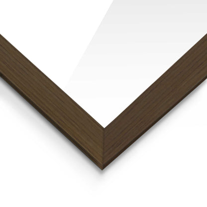 Wissellijst hout poster 40x50 walnoot