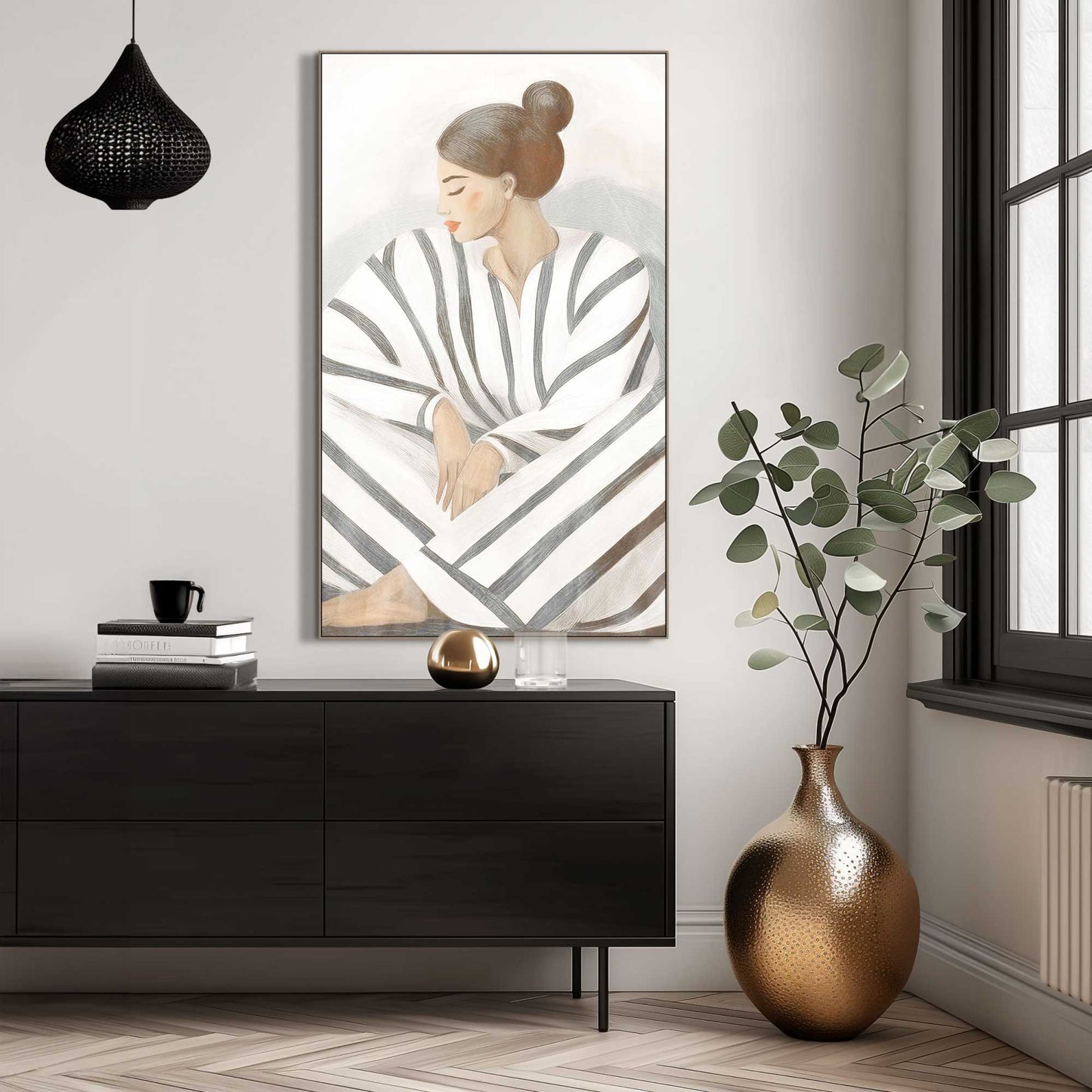 Art Frame Zen dame 118x70