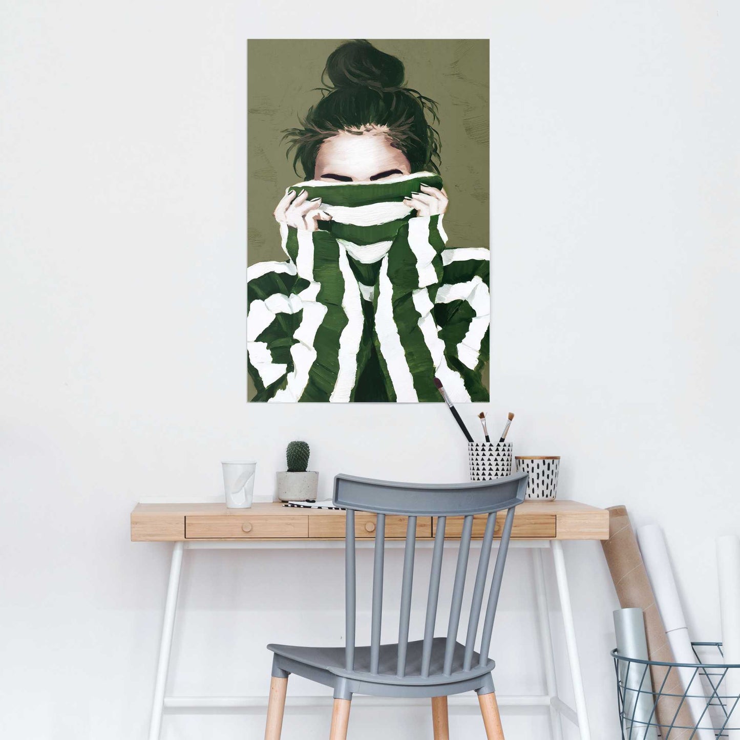 Poster Verborgen Blik 91,5x61