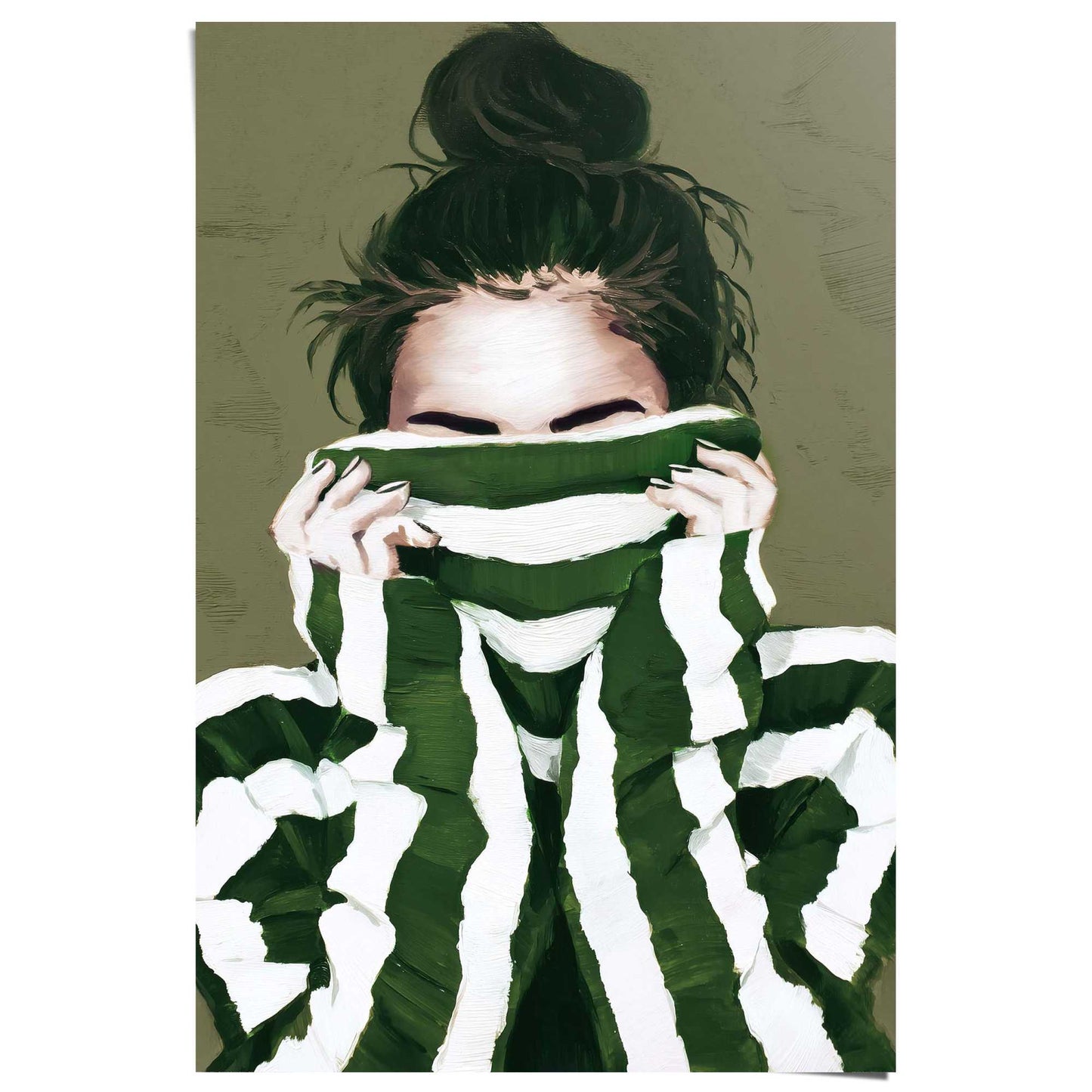 Poster Verborgen Blik 91,5x61
