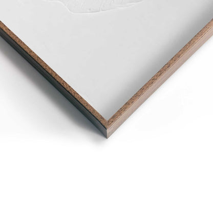 Abstracte wanddecoratie set met structuur Minimalistische bladeren 40x30 - Reliëf Art - Reinders