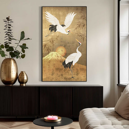 Art Frame Kraanvogels 118x70 - Art Frame - Reinders