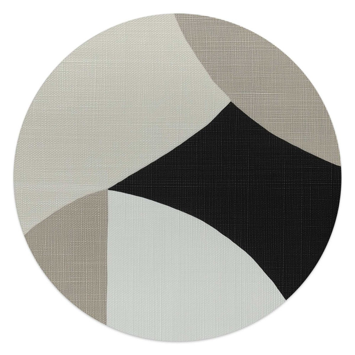 Glasschilderij Abstracte sfeer I 50 Rond - Reinders