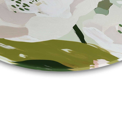 Glasschilderij Bloemen 50 Rond - Reinders