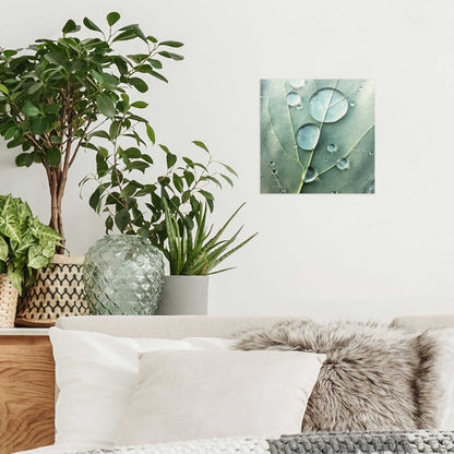 Glasschilderij Dauwdruppels 30x30 - Reinders