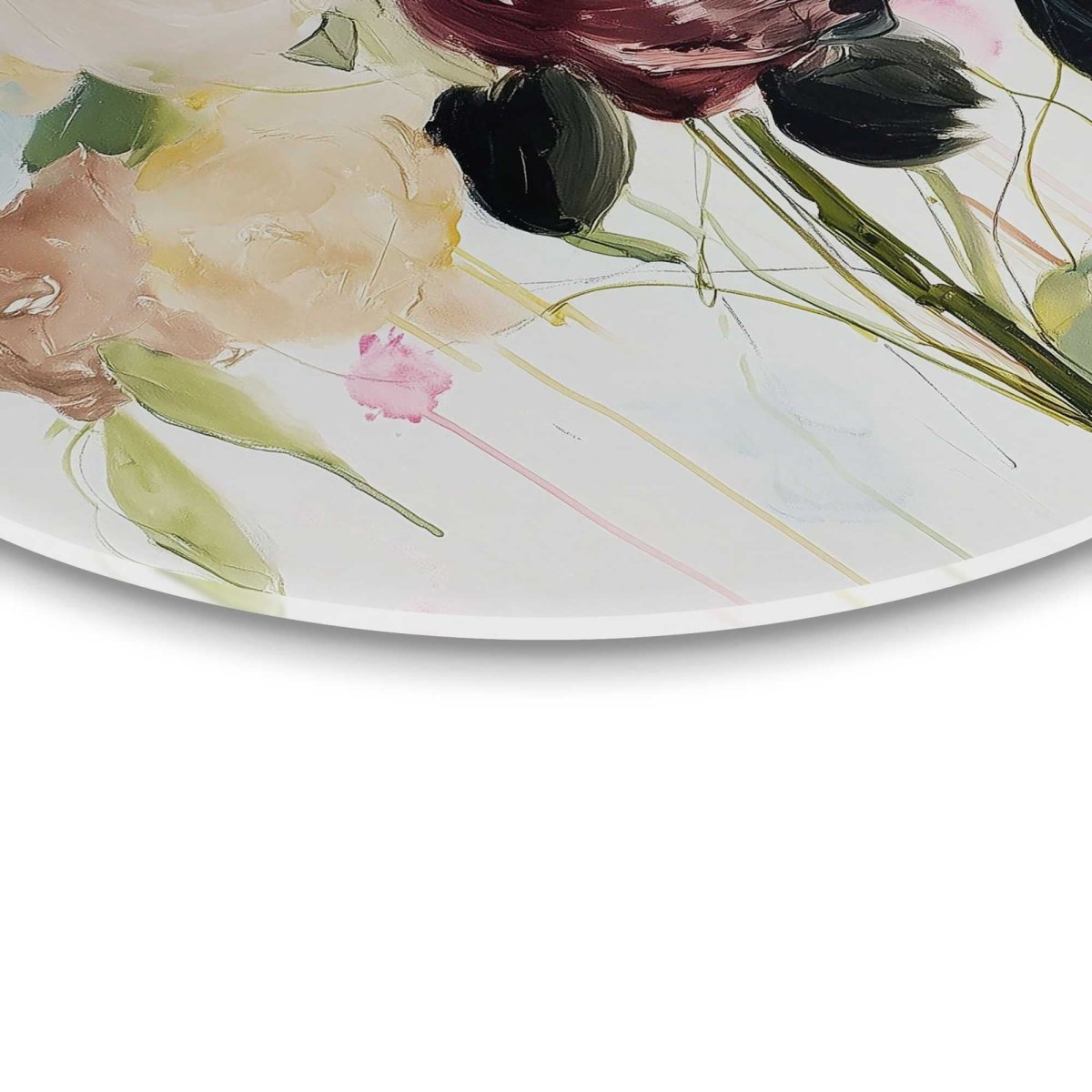 Glasschilderij Herfstboeket II 70 Rond - Reinders
