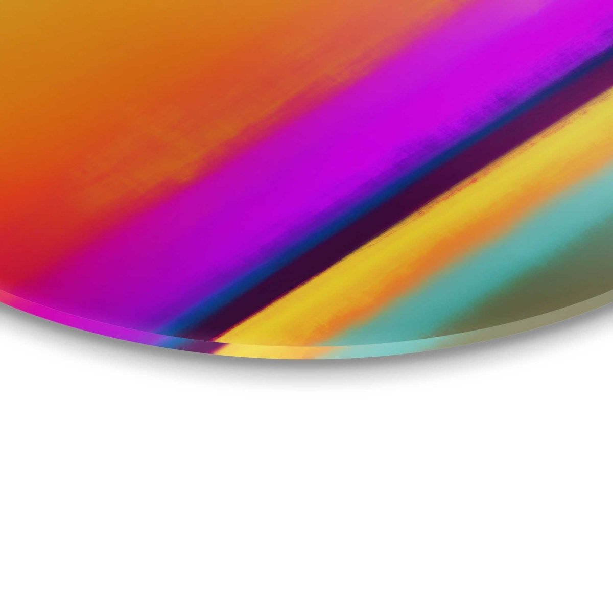 Glasschilderij Kleurrijke horizon 50 Rond - Reinders