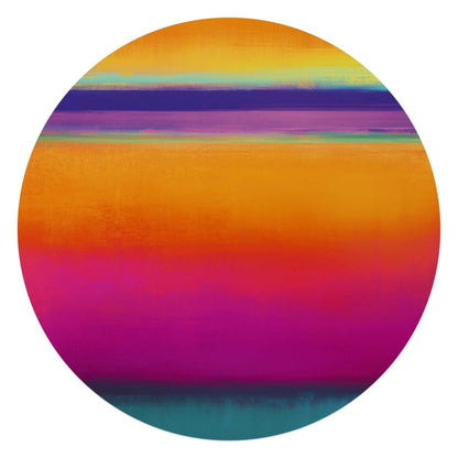 Glasschilderij Kosmische zonsondergang 70 Rond - Reinders